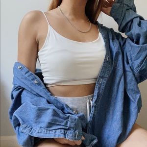 cozy blue denim shirt💙🦋